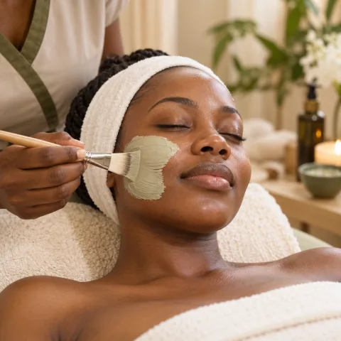 Facials · generated service illustration